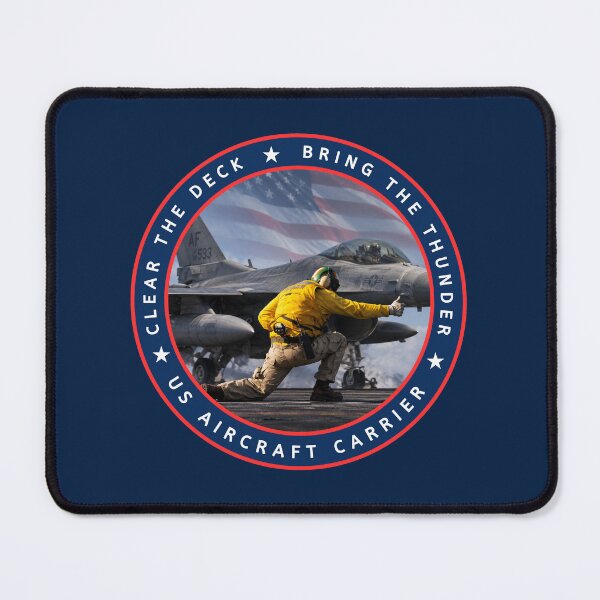 Item preview, US Navy Aircraft Carrier Military Takeoff Emblem designed and sold by Zarppelon.