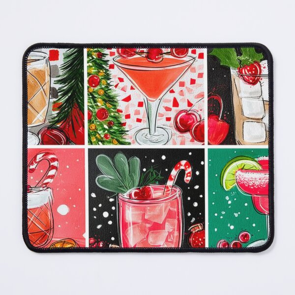 Item preview, A Festive Cocktail Collection Bursting with Vibrant Colors, Creative Garnishes, and Holiday Spirit designed and sold by OlfactoART Studio.