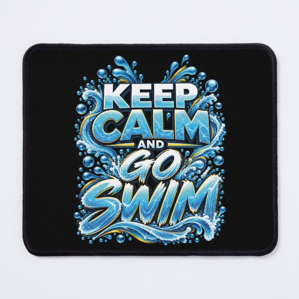 Item preview, Keep Calm and Go Swim – Swimming Lover Quote, designed and sold by BEE-CREATIVO.