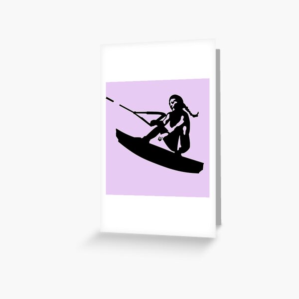 Wakeboarding Greeting Card