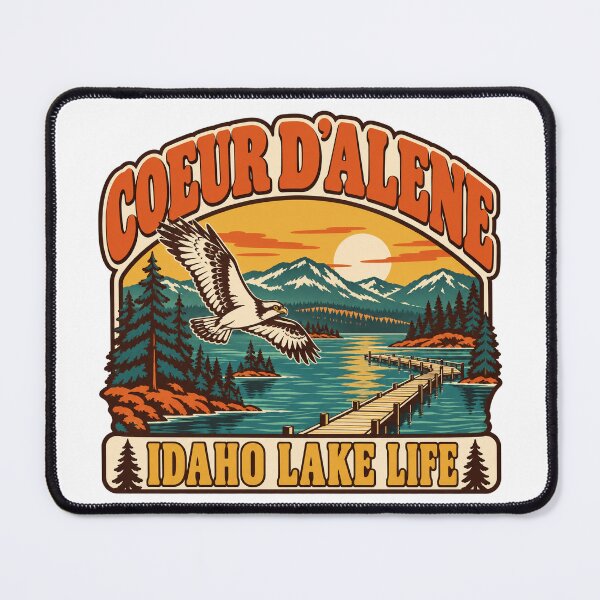 Item preview, Coeur d'Alene Gift - Idaho Lake Life designed and sold by RedRubyBubble.