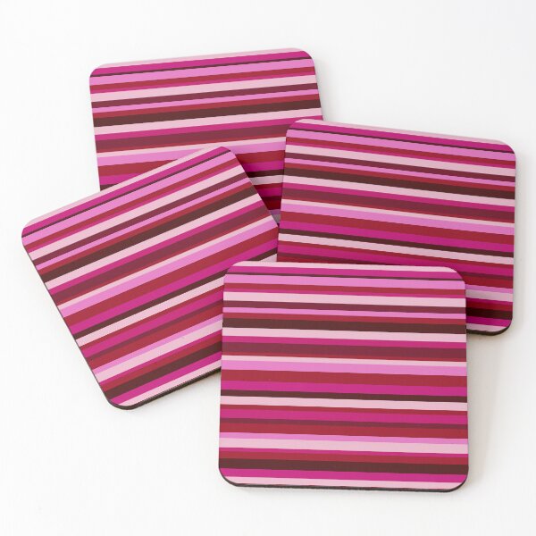 Item preview, Multi Stripes, Pink and Red designed and sold by OneThreeSix.