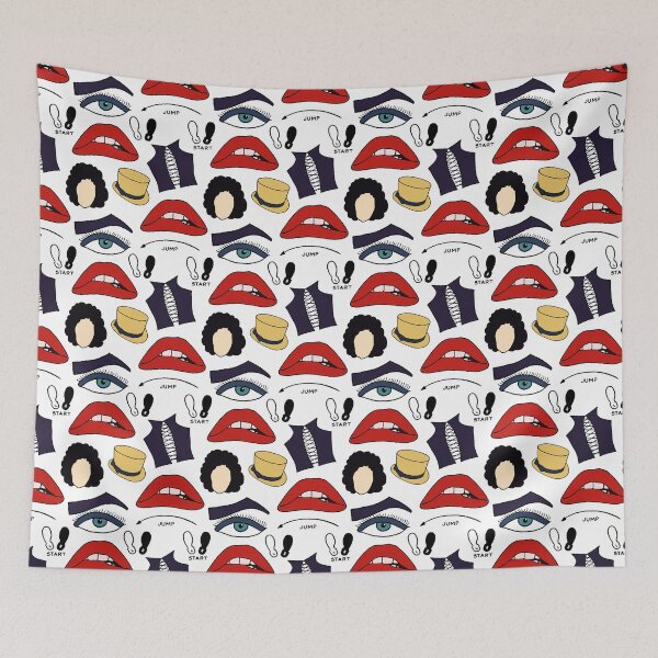 Item preview, The Rocky Horror Picture Show hand-drawn pattern designed and sold by kalandradesigns.