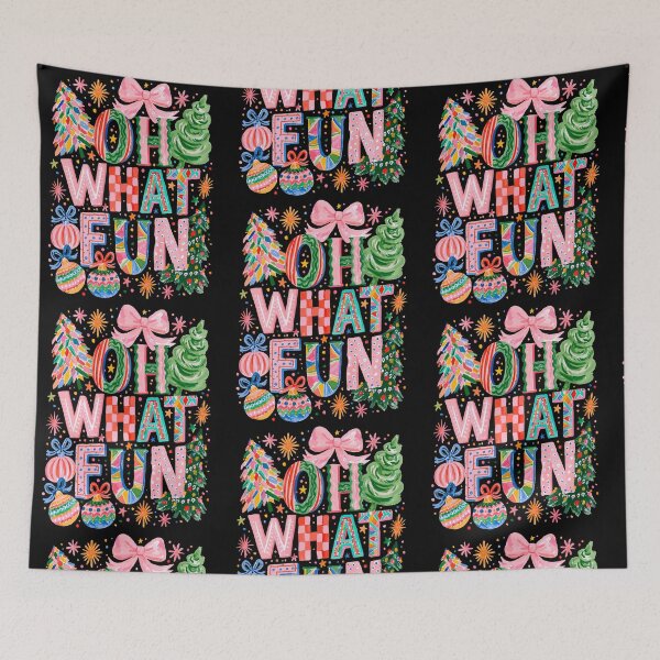 Item preview, Oh What Fun Christmas Celebration Holiday Lettering designed and sold by RDGNR.