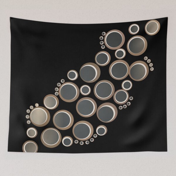 Item preview, Layered Moons on Black  designed and sold by JaygiesDesign.