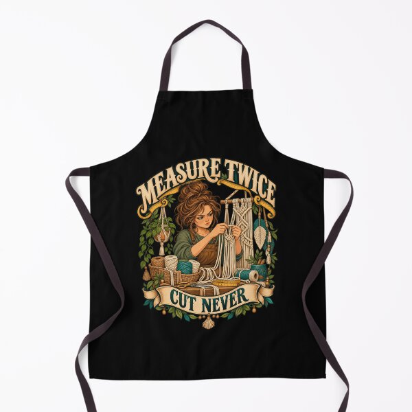 Item preview, Funny Deadpan Humorous Portrayal Intense Macrame Lover designed and sold by Felinefinesse.