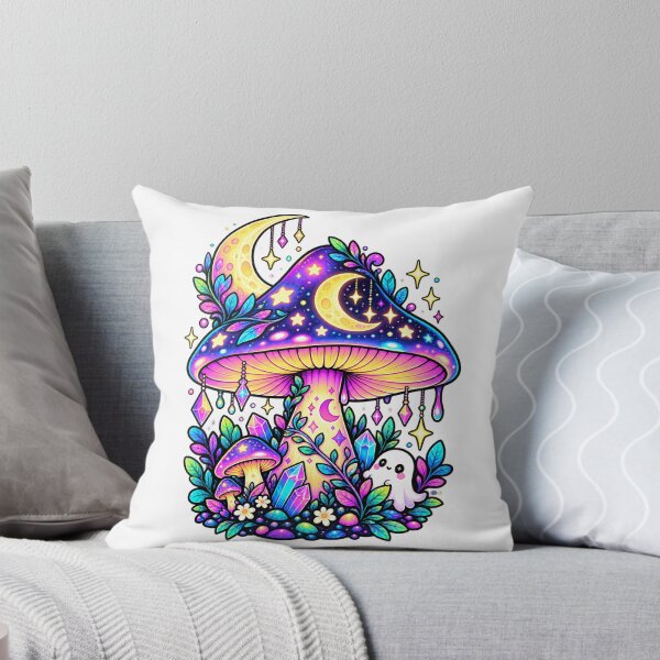 Item preview, Enchanted Moon Mushroom Cosmic Botanical Garden designed and sold by Thai Vibe Studio.