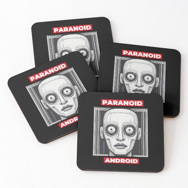 Item preview, Radiohead Paranoid Android Robot Cyberpunk Alternative Rock  designed and sold by marcobulga.