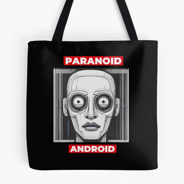 Item preview, Radiohead Paranoid Android Robot Cyberpunk Alternative Rock  designed and sold by marcobulga.