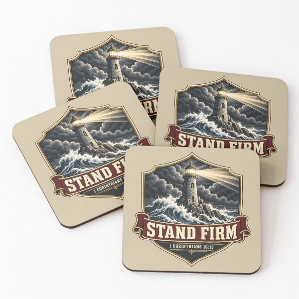 Item preview, Stand Firm Christian Lighthouse designed and sold by BROHLine Studio.