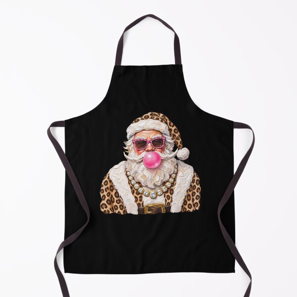 Item preview, Glam Leopard Santa Claus Christmas Holiday Portrait designed and sold by RDGNR.