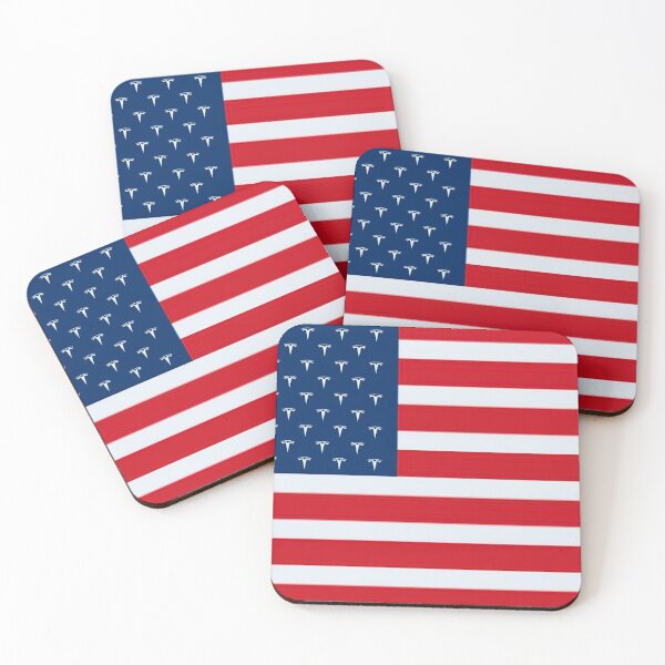 Item preview, Tesla Stars American Flag designed and sold by SofaKingTESLA.