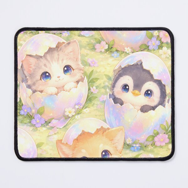 Item preview, Baby animals hatching colourful eggs designed and sold by Helmy Dream.