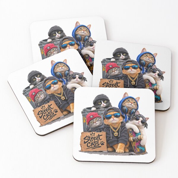 Item preview, Street Cats – Urban Feline Street Art for Cat Lovers designed and sold by cherylcastr.