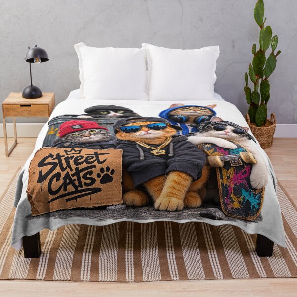 Item preview, Street Cats – Urban Feline Street Art for Cat Lovers designed and sold by cherylcastr.