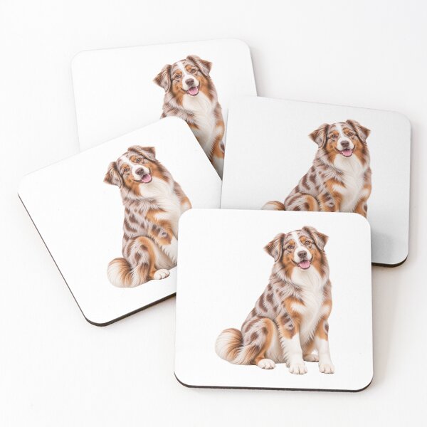Item preview, American Shepherd Dog Red Merle  designed and sold by BackgroundND.