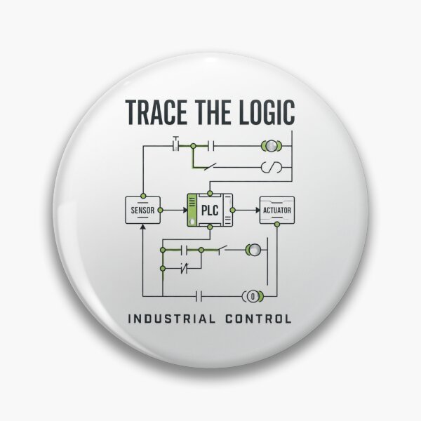 Item preview, Trace the Logic | Industrial PLC and Controls Engineering designed and sold by Amr Darwish Graphic designer.