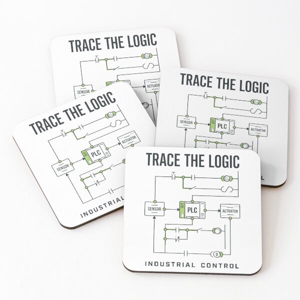 Item preview, Trace the Logic | Industrial PLC and Controls Engineering designed and sold by Amr Darwish Graphic designer.