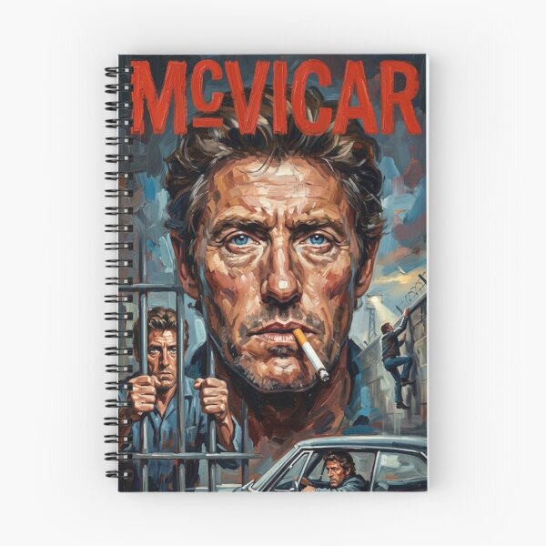 Item preview, McVicar British Crime Drama Fine Art Tribute designed and sold by Art's Diner.