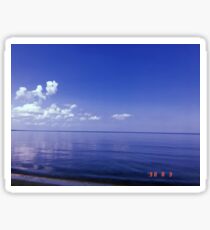 Clouds over Lake Sticker