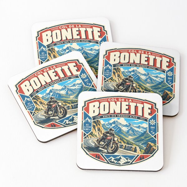 Item preview, Col De La Bonette Route Des Grandes Alpes Motorcycle Touring designed and sold by NightGlyph.