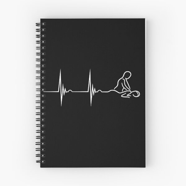 Item preview, Massage Therapist Heartbeat ECG Pulse Line Art designed and sold by Castielalger.
