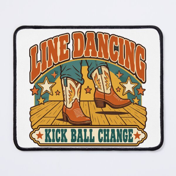 Item preview, Line Dancing Gift - Kick Ball Change designed and sold by RedRubyBubble.