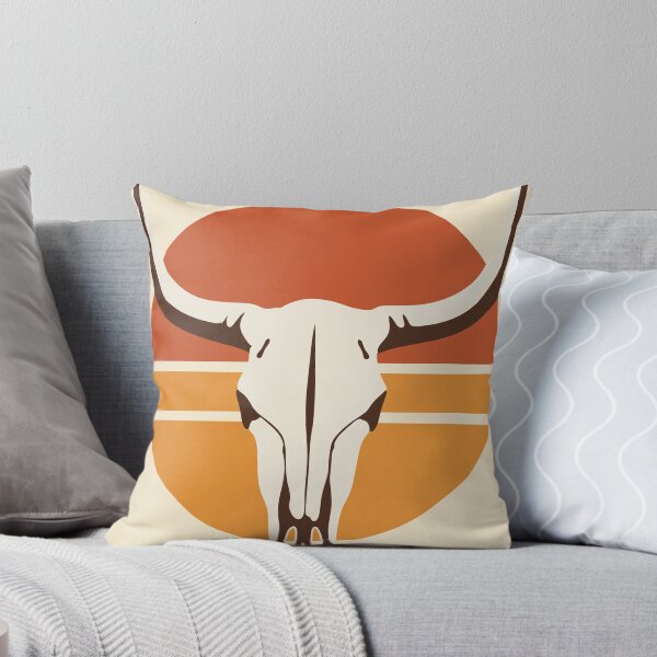Item preview, Western Bull Skull Sunset designed and sold by ByBiancaArt.