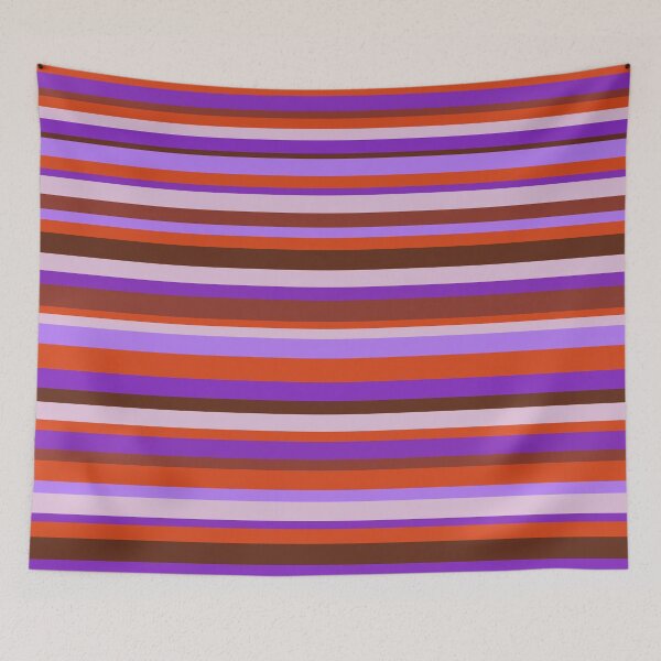 Item preview, Multi Stripes, Purple and Orange designed and sold by OneThreeSix.