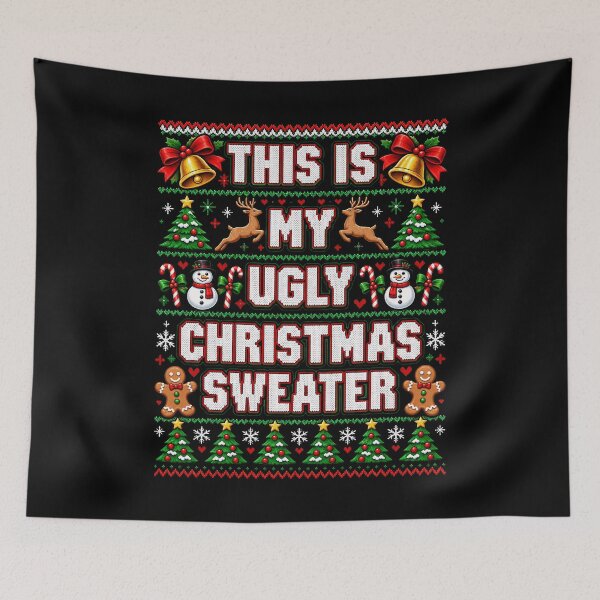 Item preview, My Ugly Christmas Sweater Design for Festive Fun designed and sold by rafaeltto.