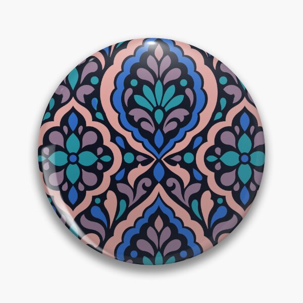 Item preview, Colorful Moroccan Floral Arabesque Mosaic Pattern designed and sold by KokoDeez.
