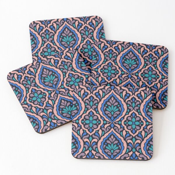 Item preview, Colorful Moroccan Floral Arabesque Mosaic Pattern designed and sold by KokoDeez.