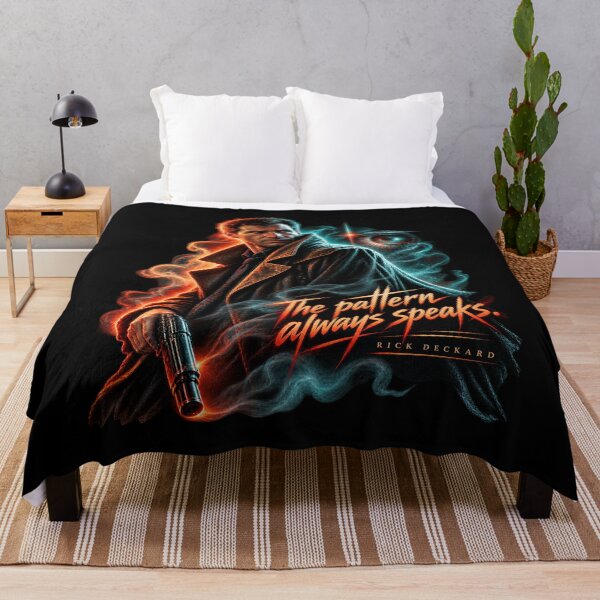 Item preview, Rick Deckard The Pattern Speaks Neon Noir designed and sold by Quoteez.