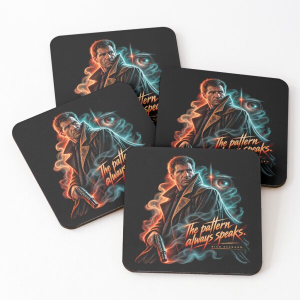 Item preview, Rick Deckard The Pattern Speaks Neon Noir designed and sold by Quoteez.