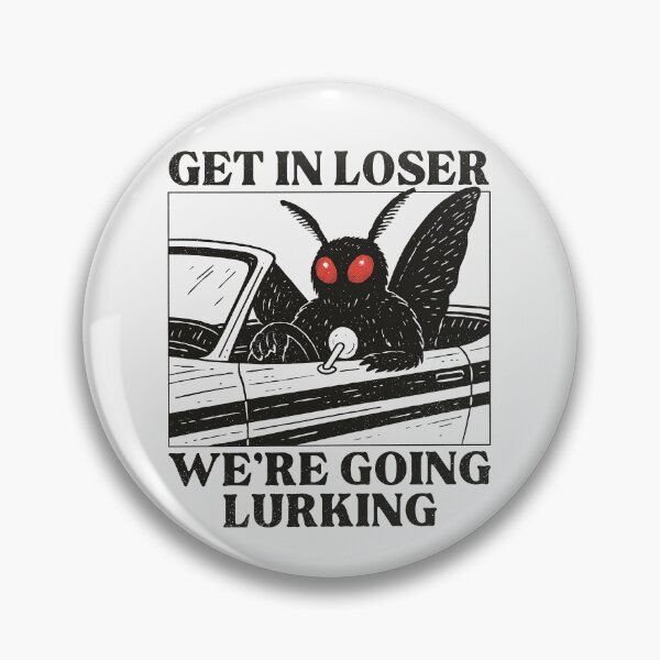 Item preview, Mothman Car Get In Loser We're Going Lurking designed and sold by Darkifun.