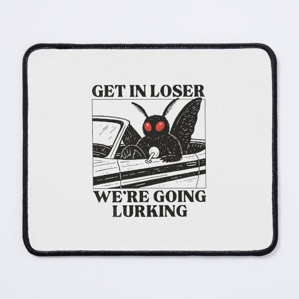 Item preview, Mothman Car Get In Loser We're Going Lurking designed and sold by Darkifun.
