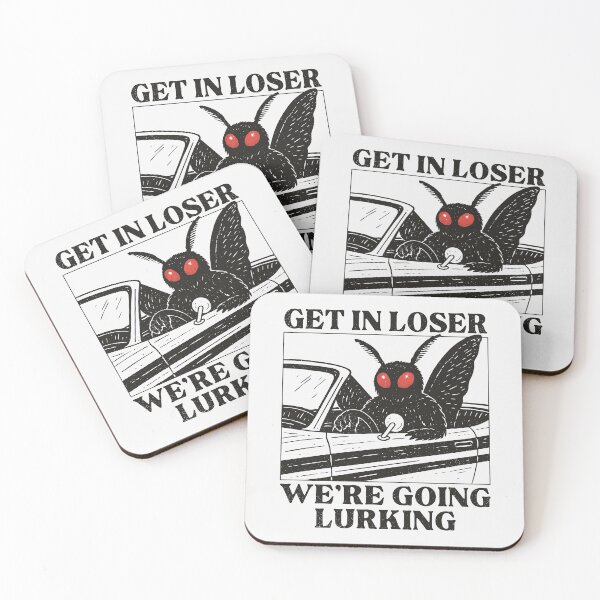 Item preview, Mothman Car Get In Loser We're Going Lurking designed and sold by Darkifun.