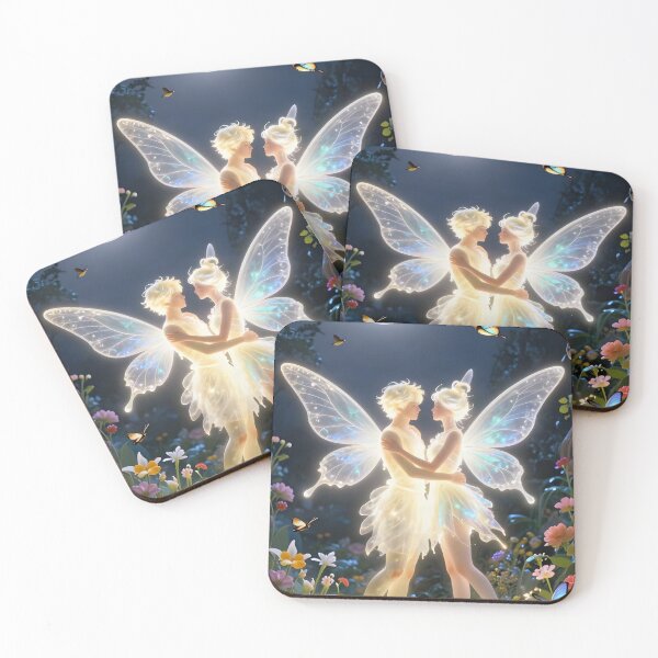 Item preview, Fairy Lovers in the Garden Beneath the Full Moon designed and sold by Fanta-sticky.