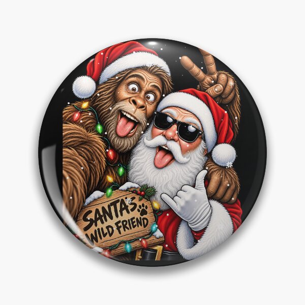 Item preview, Santa and Bigfoot's Holiday Adventure designed and sold by rafaeltto.