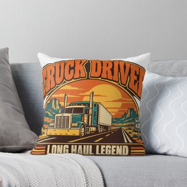 Item preview, Truck Driver Gift - Long Haul Legend designed and sold by RedRubyBubble.