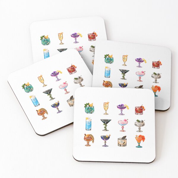 Item preview, the cocktails by eras sticker bundle - sh0wgirl, tortured poet, midnights, music disco designed and sold by taylorvinyls.