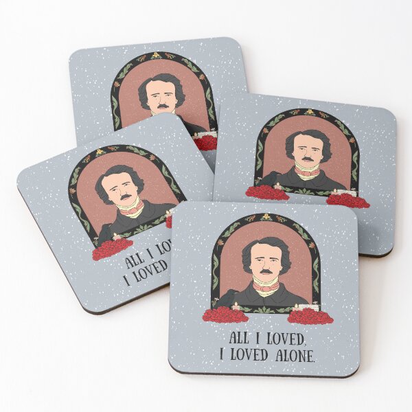Item preview, All I Loved, I Loved Alone: Edgar Allan Poe Portrait designed and sold by JMC-Artworks.