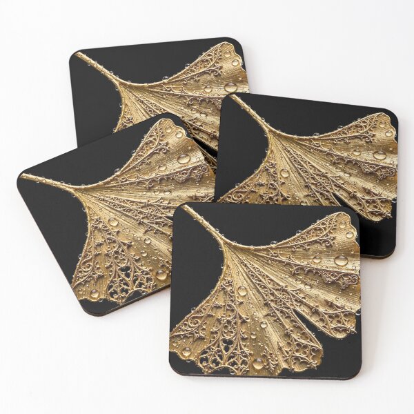 Item preview, Golden Ginkgo Leaf – Elegant Botanical Art designed and sold by Phitwhim.