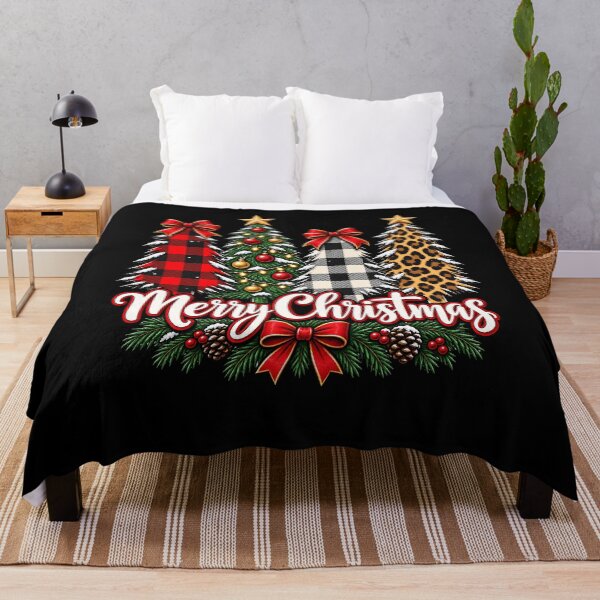 Item preview, Stylish Merry Christmas Trees Design for the Holidays designed and sold by rafaeltto.
