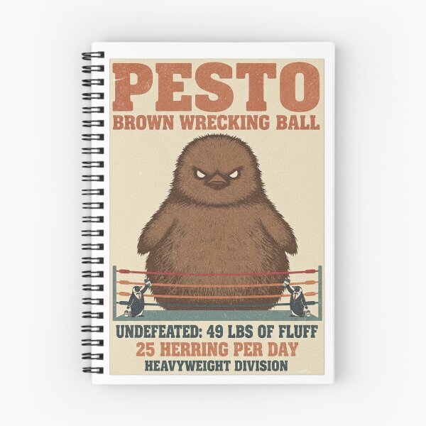 Item preview, Pesto Undefeated Brown Wrecking Ball Fight Tee designed and sold by theTrendForge.