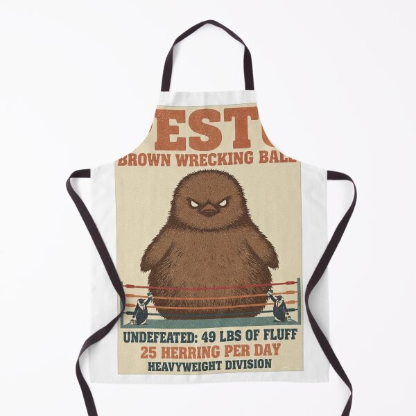 Item preview, Pesto Undefeated Brown Wrecking Ball Fight Tee designed and sold by theTrendForge.