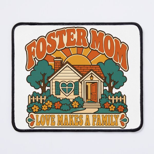 Item preview, Foster Mom Gift - Love Makes A Family designed and sold by RedRubyBubble.