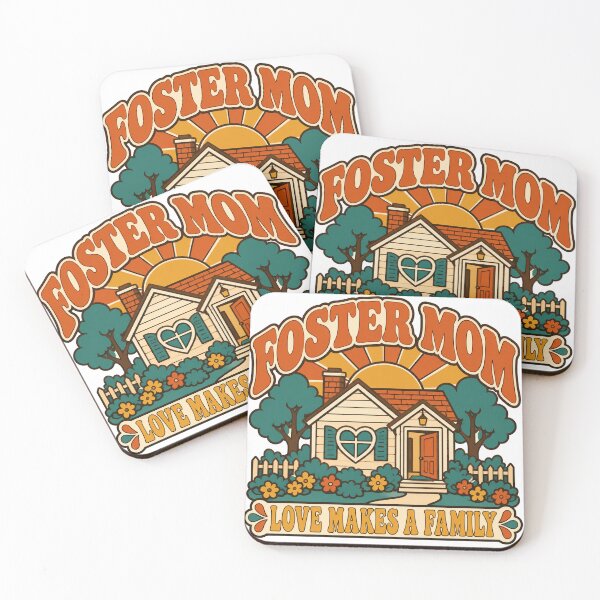 Item preview, Foster Mom Gift - Love Makes A Family designed and sold by RedRubyBubble.