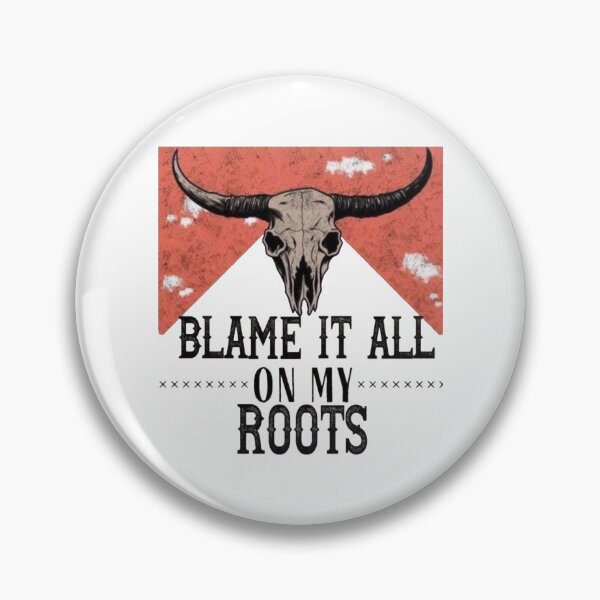 Item preview, Blame It All On My Roots - Cowboy Boot - Country Music   designed and sold by IdrisTalbot.