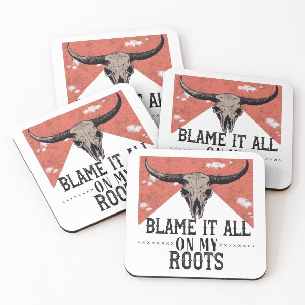 Item preview, Blame It All On My Roots - Cowboy Boot - Country Music   designed and sold by IdrisTalbot.